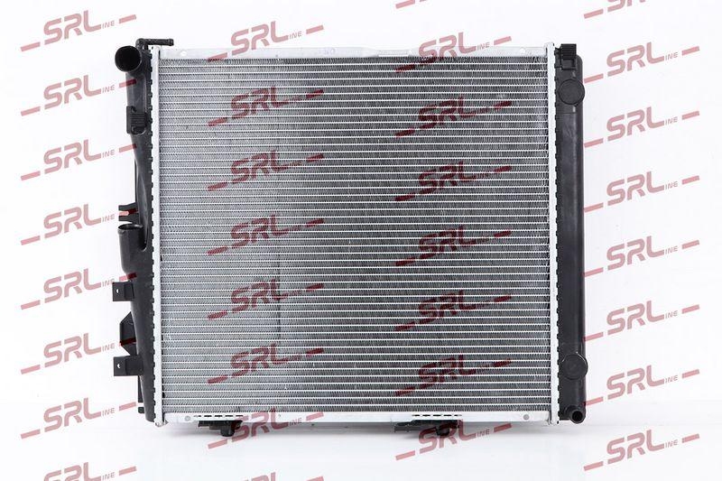 Radiator Mercedes 124/E-Class 84-/93-96, motor: 2.6 R6, 2.8 R6, 3.0 R6, 3.2 R6, 533x485x42, SRLine, Aluminiu/ Plastic brazat, 1245002803; 1245009003