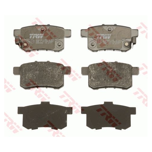 Set placute frana Trw GDB3482, parte montare : Punte spate