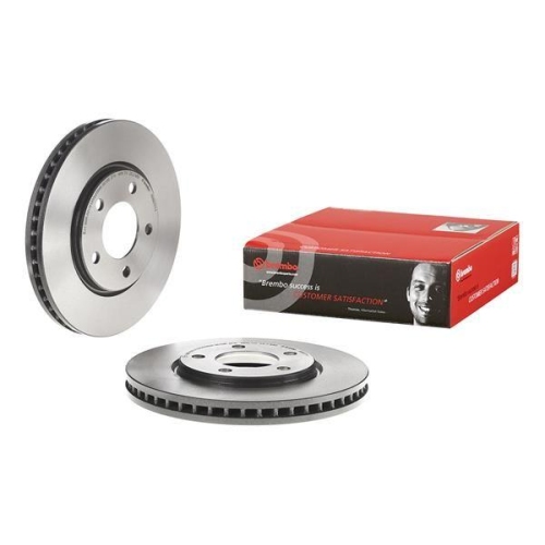 Set disc frana Chrysler Voyager 4 (Rg Rs) 09.99-12.08; Dodge Caravan (Rg) 02.00-12.07, Fata, 281X28mm, ventilat, BREMBO