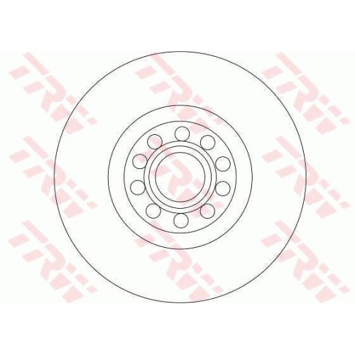 Disc frana Audi A4, 11.1994-09.2008, A6, 11.1997-01.2005, Allroad, 05.2000-08.2005, Exeo, 05.2009-, TRW