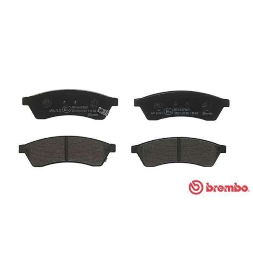 Placute frana Chevrolet Epica (Kl1 ), 2.0, 2.0 D, 2.5, punte spate, cu indicator uzura acustic, BREMBO