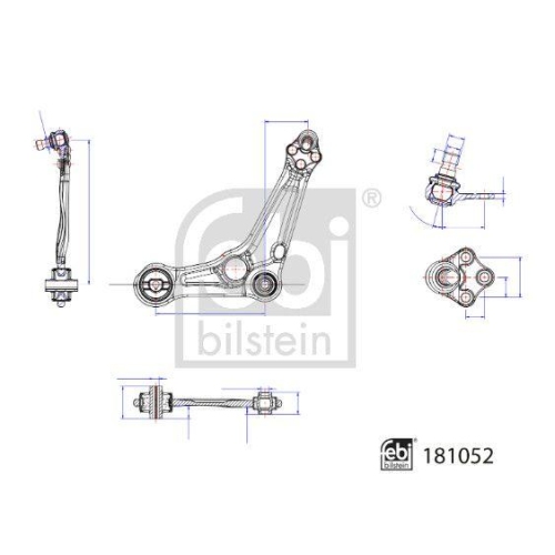 FEBI BILSTEIN Brat, suspensie roata