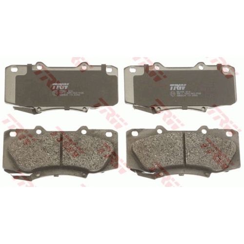 Set placute frana Trw GDB3534, parte montare : Punte fata
