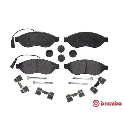 Placute frana Citroen Jumper, Fiat Ducato (250), Opel Movano C (U9), Peugeot Boxer, punte fata, BREMBO