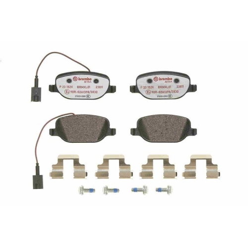 Placute frana Alfa Romeo Giulietta (940 ), Giulietta Box / Liftback (940 ), punte spate, cu senzor uzura, BREMBO