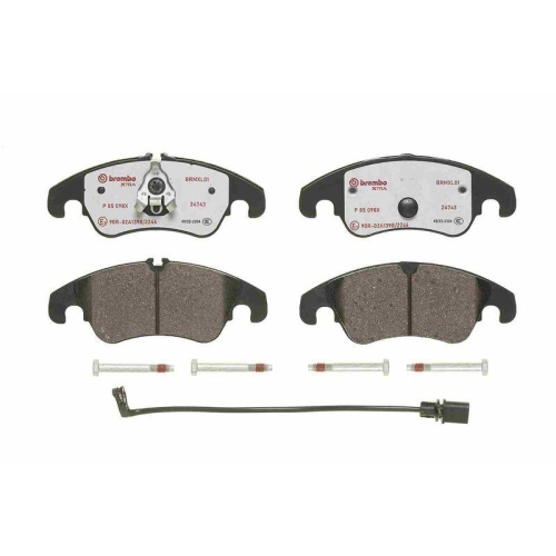 Placute frana Audi A4 B8 (8k2) 08.07-06.17, A5 (8t3) 06.07-01.17, A5 (8f) 02.09-01.17, A6 C7 (4g2 4gc) 11.10-09.18, A6 C7 Avant (4g5 4gd) 05.11-09.18, A7 Sportback (4ga 4gf) 07.10-05.18, Q5 (8rb) 11.08-12.17, Fata, BREMBO