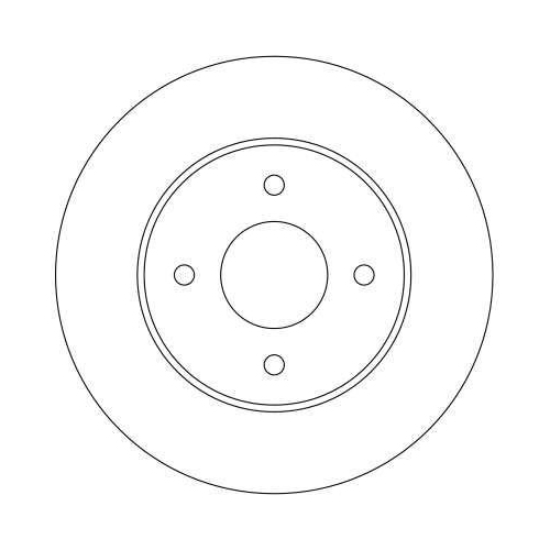 Set disc frana Nissan Primera (P11) 06.96-12.01, Primera Hatchback (P11) 06.96-07.02, Primera Traveller (W10) 07.90-03.98, Primera Traveller (Wp11) 06.96-01.02, Spate, 278X10mm, plin, TRW