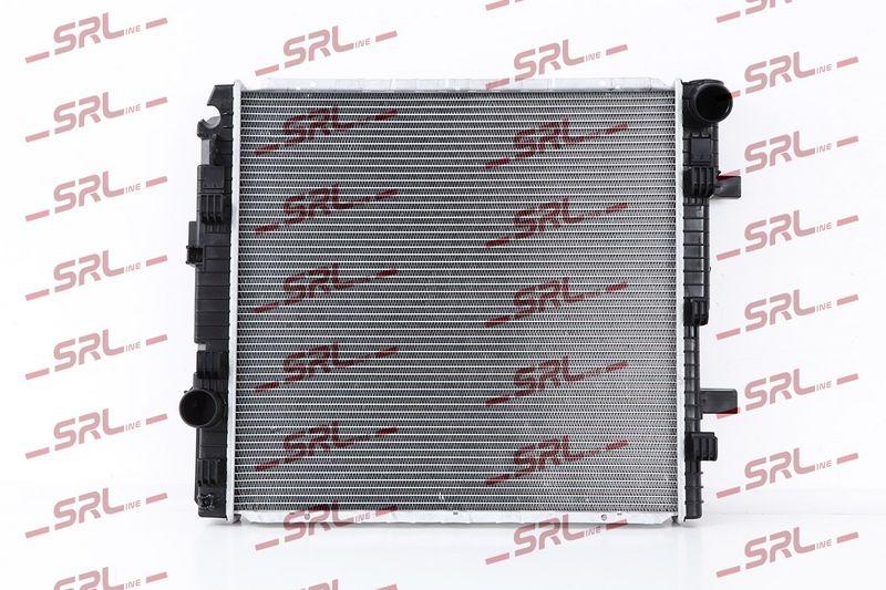 Radiator Mercedes Atego 98-, motor: 4.3 D, 569x560x32, SRLine, Aluminiu/ Plastic brazat, 9705000503