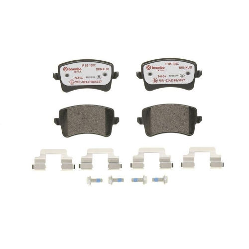 Placute frana Audi A4 B8 (8k2) 08.07-06.17, A5 (8t3) 06.07-01.17, A5 (8f) 02.09-01.17, Q5 (8rb) 11.08-12.17, Q5 Van (8rb) 11.08-12.17, Spate, BREMBO