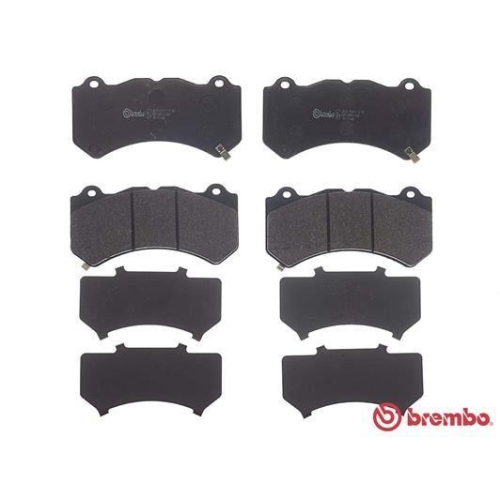 Placute frana Cadillac Ats Coupe, Ats, Cts Coupe, Cts Sport Wagon, Cts; Chevrolet Camaro Convertible, Camaro, Corvette (C7), Corvette Cabriolet (C7); Jeep Grand Cherokee 4 (Wk, Grand Cherokee Van (Wk2); Nissan Gt-R (R35), Fata, BREMBO