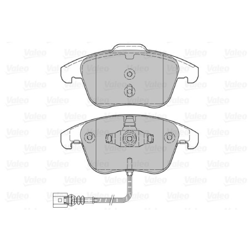 VALEO set placute frana,frana disc