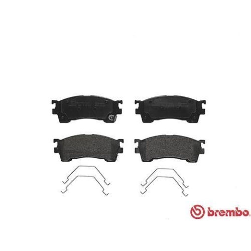 Placute frana Ford Probe 2 (Ecp); Mazda 323 F 6 (Bj), 323 S 6 (Bj), 626 4 (Ge), 626 4 Hatchback (Ge), 626 5 (Gf), 626 5 Estate (Gw), 626 5 Hatchback (Gf), Mx-6 (Gd), Mx-6 (Ge), Premacy (Cp), Xedos 6 (Ca), punte fata, BREMBO