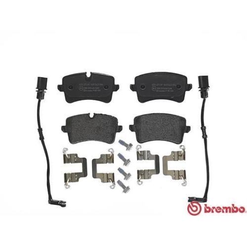Placute frana Audi A4 B9 (8w2 8wc) 05.15-, A4 B9 Avant (8w5 8wd) 08.15-, A8 D4 (4h2 4h8 4hc 4hl) 11.09-01.18, Spate, BREMBO