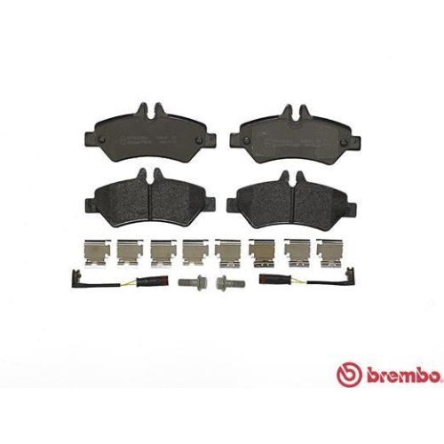 Placute frana Mercedes Sprinter 3.5-T (B906), Sprinter 4.6-T (B906), Sprinter 5-T (B906), VW Crafter (2e), punte spate, BREMBO