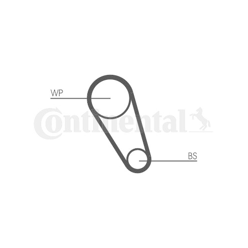 CONTINENTAL CTAM Set pompa apa + curea dintata