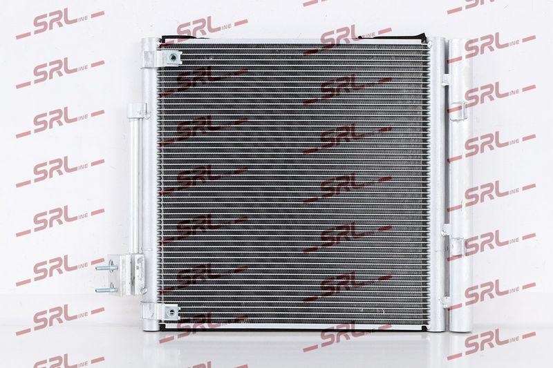 Condensator climatizare AC Tesla Model S 12-, motor: EV, Condenser fara uscator ; partea dreapta, 380(340)x350x16, SRLine, miez si rezervor din aluminiu brazat, 600761300B