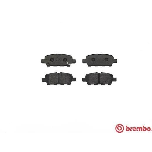Placute frana Infiniti Jx Suv (L50), Qx60; Nissan Murano 2 (Z51), Murano 2 Van (Z51), Murano 3 (Z52 ), Pathfinder 4 (R52), Quest (E52), Quest (V42); Suzuki Grand Vitara 2 (Jt, Xl7 (Da, Spate, cu indicator uzura acustic, BREMBO