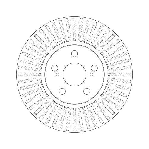 Set disc frana Subaru Trezia 11.10-; Toyota Corolla Sedan ( E15) 10.06-12.18, Urban Cruiser ( P1) 07.07-03.16, Verso S ( P12) 11.10-10.16, Fata, 275X22mm, ventilat, TRW