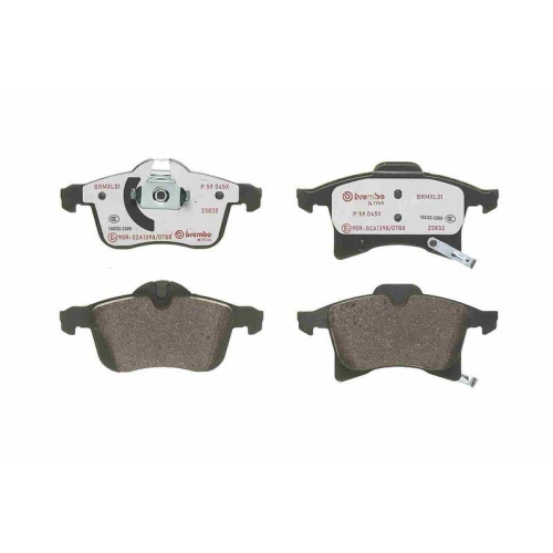 Placute frana Opel Astra (A04), Astra G (T98), Astra H (A04), Combo, Corsa C (X01), Corsa D (S07), Corsa E (X15), Meriva A (X03), Meriva B (S10), Zafira (A05), punte fata, BREMBO