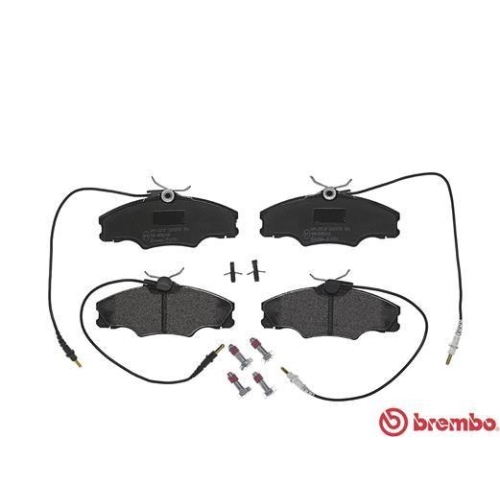 Placute frana Peugeot 406 (8b), 406 Break (8e/F), 1.6, 1.8, 1.8 16V, 1.8 BiFuel, 1.9 D, punte fata, BREMBO