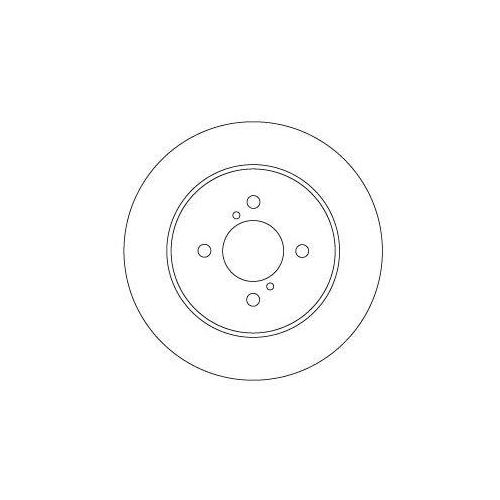 Set disc frana Suzuki Ignis I (Fh) 10.00-12.05, Spate, 258X9mm, plin, TRW