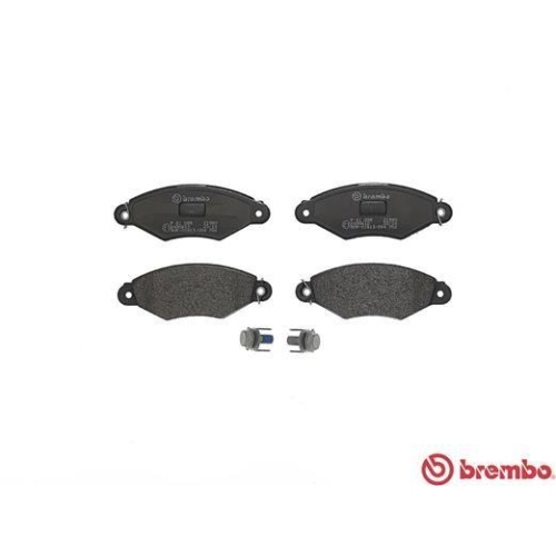 Placute frana Citroen C25 Bus (280), Xsara (N3), Fiat Ducato (280), Ducato (290), Talento (290), Peugeot 206 Liftback (2a/C), J5 (280l), punte fata, BREMBO