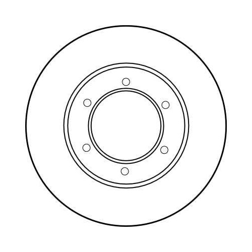 Set disc frana Toyota 4 Runner 2 ( N1) 08.87-12.96, Hilux 2 Suv (Ln Kzn1 Vzn1 Rn1) 08.88-11.98, Hilux 5 Pick-Up ( N Kzn1 Vzn1) 09.88-08.01, Hilux 6 Pick-Up ( N1) 08.94-03.06; Vw Taro 04.89-03.97, Fata, 288X20mm, ventilat, TRW