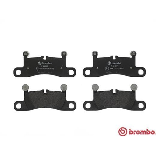 Placute frana Porsche Cayenne (92a); Vw Touareg (7p5, Touareg Van (7p5), punte spate, vehicule fara frane ceramice; pregatit pentru senzor uzura; BREMBO
