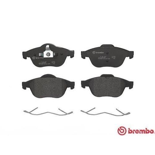 Placute frana Renault Espace 4 (Jk0/1 ), Laguna 2 (Bg0/1 ), Laguna 2 Grandtour (Kg0/1 ), Vel Satis (Bj0 ), punte fata, BREMBO