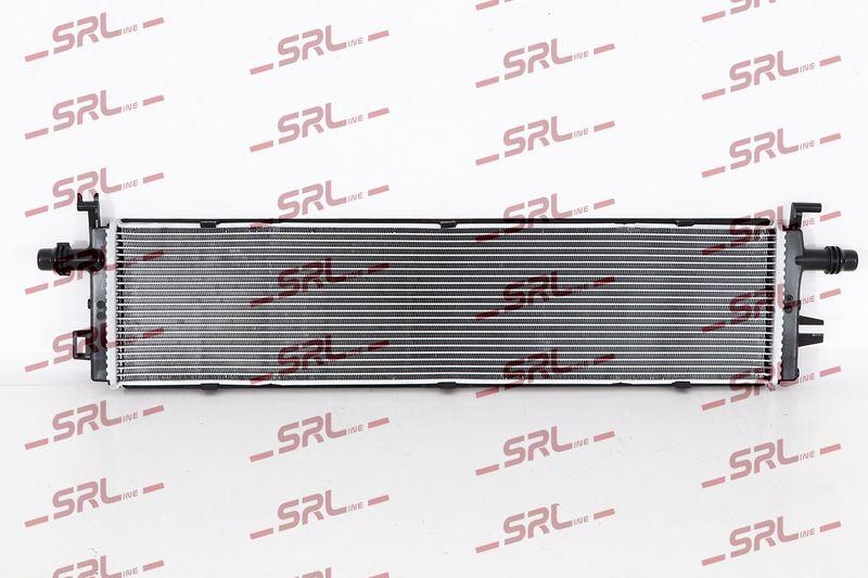 Radiator Mercedes Clasa C (W206) 21-, Glc (X254) 22-, Sl-Class (R232) 21-, Vito/V-Class 14-, motor: 1.5 T, 2.0 d, 2.0 T, radiator auxiliar; cu plastic protective cover; MHEV, 649x147x14, SRLine, Aluminiu/ Plastic brazat, 0995003801; A0995003801