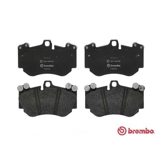 Placute frana Audi R8 (4s3 4sp) 07.15-, R8 Spyder (4s9 4sr) 05.16-; Porsche Cayenne (9pa) 09.02-12.10, Fata, BREMBO