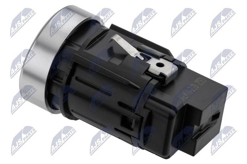Buton start / stop VW Touareg 2011-; negru satinat pe alb; 7P1905217A; NTY, aftermarket