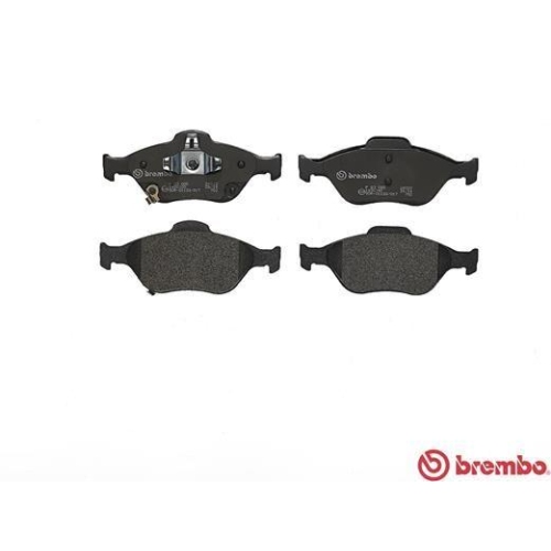 Placute frana Toyota Yaris ( P13 ), Yaris ( P9 ), Yaris Box / Liftback ( P13 ), punte fata, cu indicator uzura acustic, BREMBO