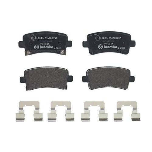 Placute frana Bentley Flying Spur (4w) 03.13-; Cadillac Xts 09.11-; Chevrolet Malibu (V300) 01.12-; Opel Insignia (G09) 07.08-03.17, Insignia A Country Tourer (G09) 07.08-03.17, Insignia Saloon (G09) 07.08-03.17, Insignia Sports Tourer (G09) 07.08-03.17;