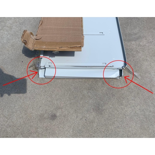 Dulap metalic fiset dublu tip vestiar 1800x450x380mm cu usa securizata, 2 rafturi, bara, oglinda si ventilatie, gri Breckner Germany; INDOIT LA COLTURI JOS