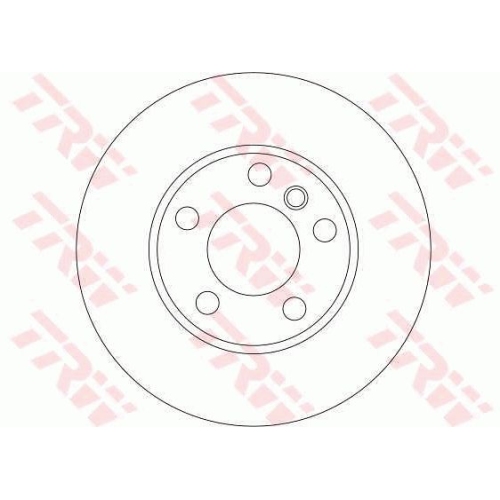 Disc frana Trw DF4390S, parte montare : punte fata