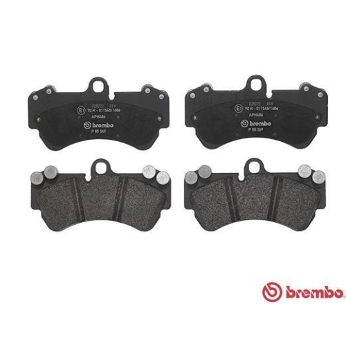 Placute frana Mercedes G-Class (W463); Porsche Cayenne (9pa); Vw Touareg (7la, punte fata, pregatit pentru senzor uzura; BREMBO