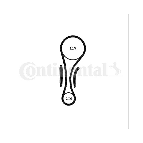 CONTINENTAL CTAM Set curea de distributie