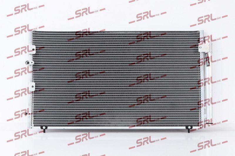 Condensator climatizare AC Toyota Previa 00-06, motor: 2.0 D-4D, 2.4, Condensator cu uscator filtru integrat , 770(730)x445(427)x16, SRLine, miez si rezervor din aluminiu brazat, 88460-28350; 88460-28550