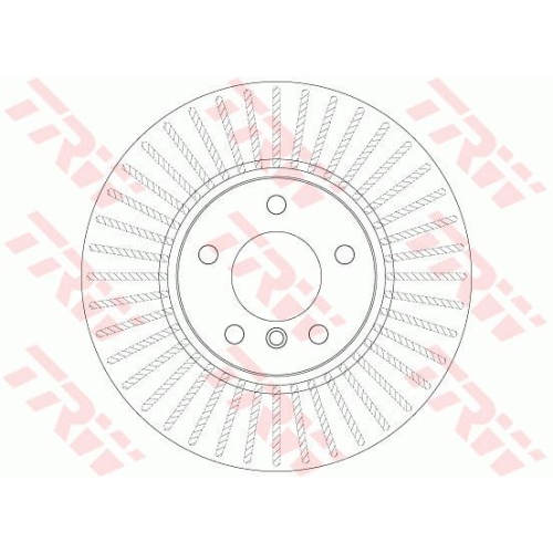 Disc frana Trw DF6220S, parte montare : punte fata