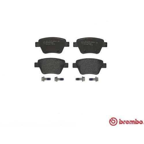 Placute frana Audi A1 (8x1), A3 (8p1), A3 Cabriolet (8p7), Seat Altea (5p1), Leon (1p1), Skoda Octavia 2 (1z3), Superb 2 (3t4), Yeti (5l), VW Beetle (5c1), Golf 6 (5k1), Jetta 4 (162), Touran (1t1), punte spate, BREMBO