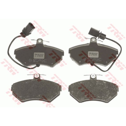 Set placute frana Trw GDB1366, parte montare : Punte fata