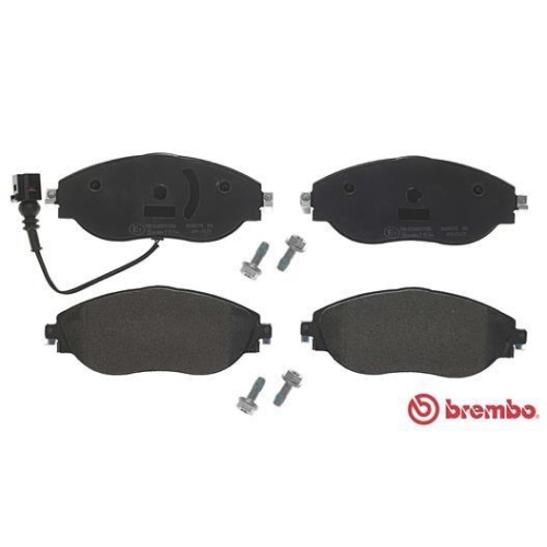 Placute frana Audi A3, A3 Cabriolet, A3, Q2, Q3; Cupra Ateca, Formentor, Leon, Leon Sportstourer; Seat Ateca, Leon, Tarraco; Skoda Kodiaq, Octavia III, Octavia IV, Superb III; VW Arteon, Golf VII, Golf VIII, Passat B8, Tiguan, Fata, BREMBO