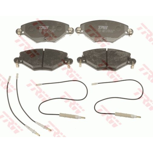 Set placute frana Trw GDB1448, parte montare : Punte fata