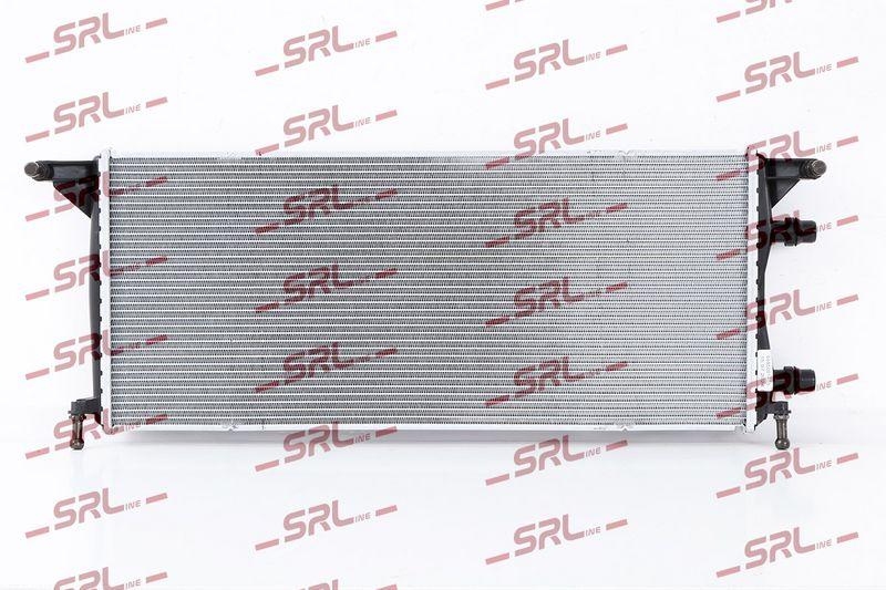 Radiator Mercedes Gl/Gls (X166) 12-, M/Gle-Class (W166) 12-/15-, motor: 3.0 V6 T, 3.0 V6k, 4.7 V8 T, 5.5 V8 T, radiator temperatura joasa; intrare/iesire conectare rapida, 613x262x32, SRLine, Aluminiu/ Plastic brazat, 0995001403; A0995001403