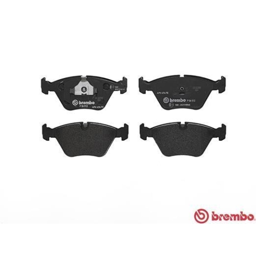 Placute frana BMW 5 (E34) 02.87-12.95, 5 Touring (E34) 07.91-07.96, 7 (E32) 03.85-10.94, Z3 (E36) 04.97-06.03, Fata, BREMBO