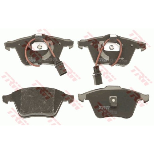 Set placute frana Trw GDB1528, parte montare : Punte fata