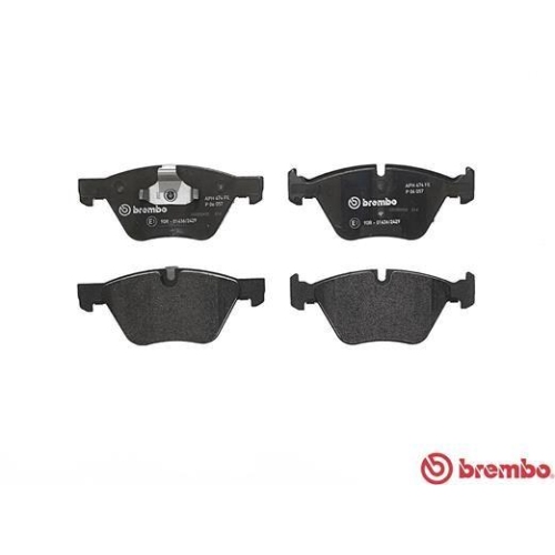 Placute frana BMW 5 (E60) 12.01-03.10, 5 Touring (E61) 03.04-12.10, X1 (E84) 03.09-06.15, Fata, BREMBO