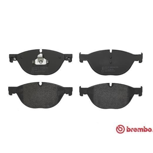 Placute frana BMW 5 (F10) 01.09-10.16, 5 Gran Turismo (F07) 01.09-02.17, 5 Touring (F11) 11.09-02.17, 6 Convertible (F12) 12.10-06.18, 6 Coupe (F13) 07.11-10.17, 6 Gran Coupe (F06) 03.12-10.18, 7 (F01 F02 F03 F04) 02.08-12.15, Fata, BREMBO