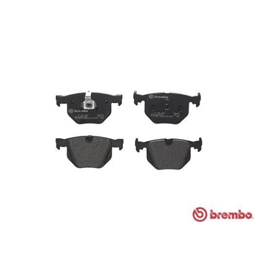 Placute frana BMW 7 (E65 E66 E67) 07.01-12.09, Spate, BREMBO